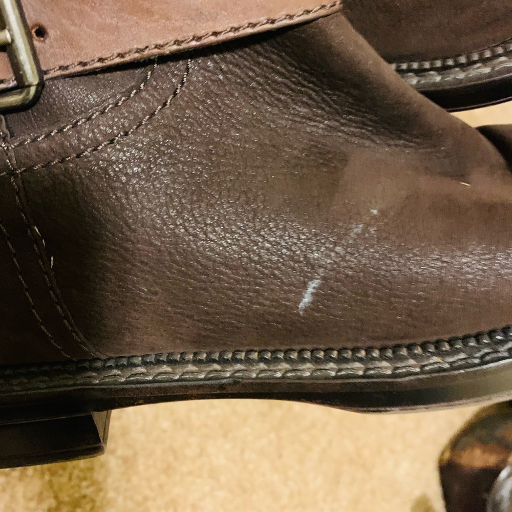 B. Makowsky Brown Leather riding boots Size 10 - Picture 12 of 16